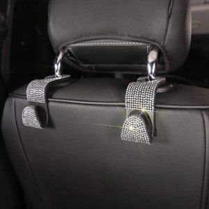 2 Bling Car Seat Hook Storage Holders
